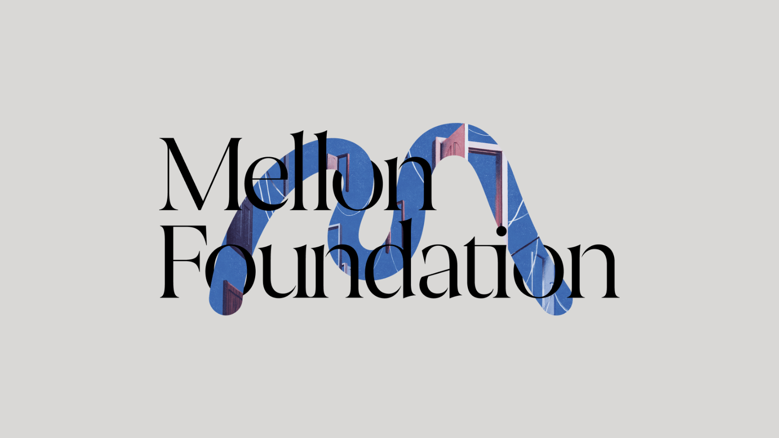 Decorative image of letter M passing through the Mellon Foundation
