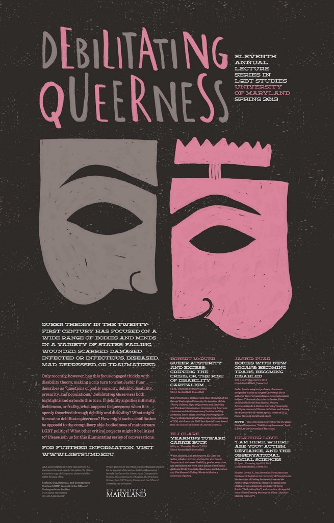 The poster for DC Queer Studies 2013