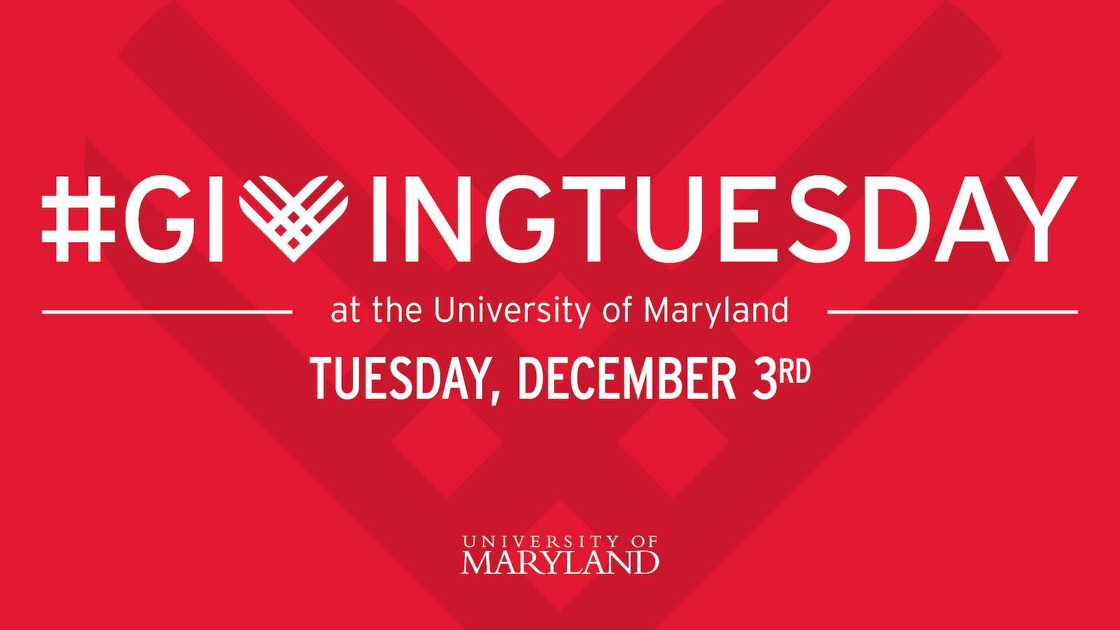 #GivingTuesday at the University of Maryland - Tuesday, December 3rd, 2024