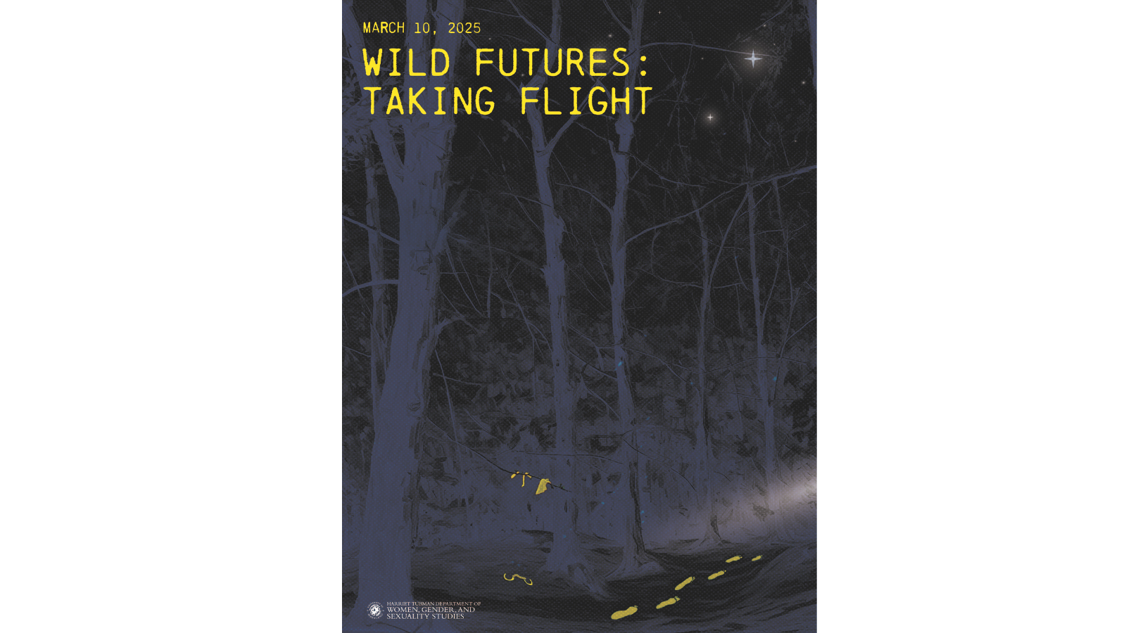 Wild Futures Taking flight poster on a white background