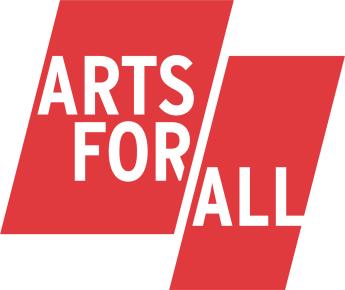 Decorate image of the arts for all logo